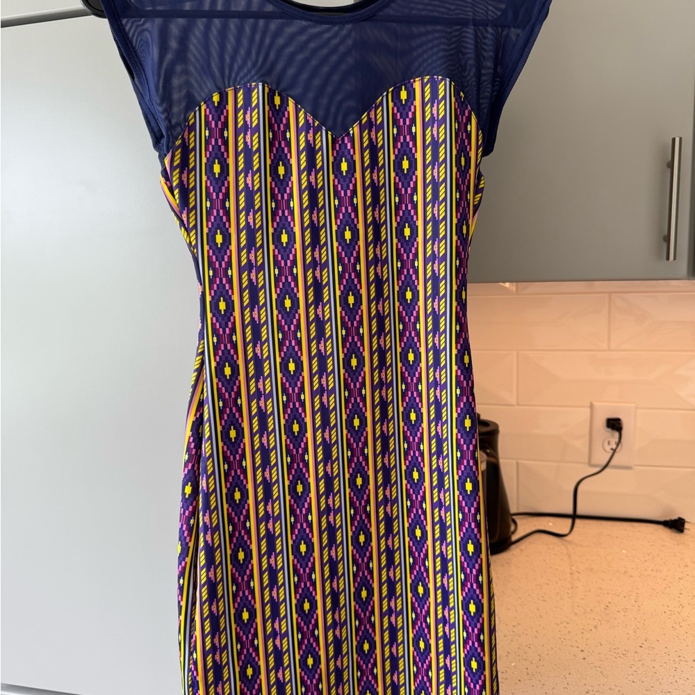 American Apparel Geometric Pattern Dress